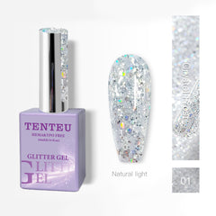 HEMA & TPO FREE Glitter Gel - Crystal Frost