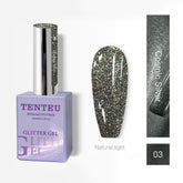 HEMA & TPO FREE Glitter Gel - Cosmic Silver