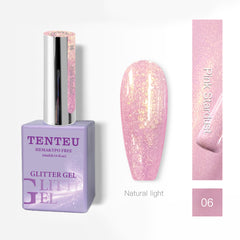 HEMA & TPO FREE Glitter Gel - Pink Stardust
