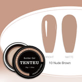 HEMA & TPO FREE Builder Gel - Nude Brown