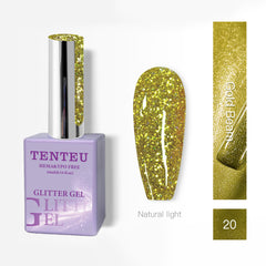 HEMA & TPO FREE Glitter Gel - Gold Beam