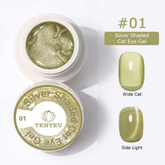 Silver Shaded Cat Eye Gel #01