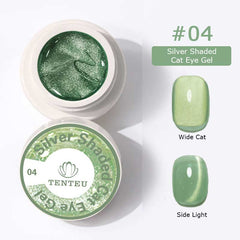 Silver Shaded Cat Eye Gel #04
