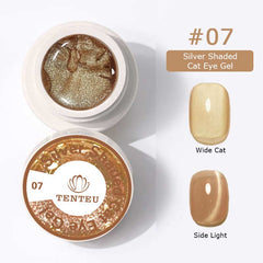 Silver Shaded Cat Eye Gel #07