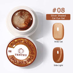 Silver Shaded Cat Eye Gel #08