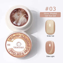 Silver Shaded Cat Eye Gel #03
