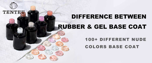 What is the difference between rubber base coat& gel base coat