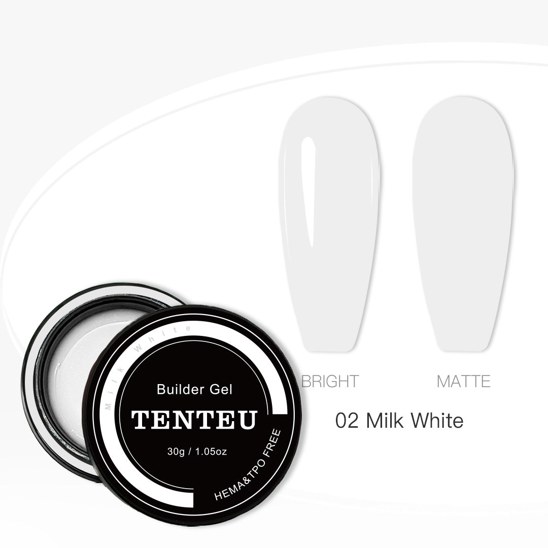 HEMA & TPO FREE Builder Gel - Milk White