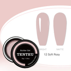 HEMA & TPO FREE Builder Gel - Soft Rosy