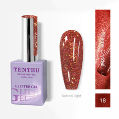 HEMA & TPO FREE Glitter Gel - Flame Crystal