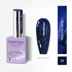 HEMA & TPO FREE Glitter Gel - Blue Horizon