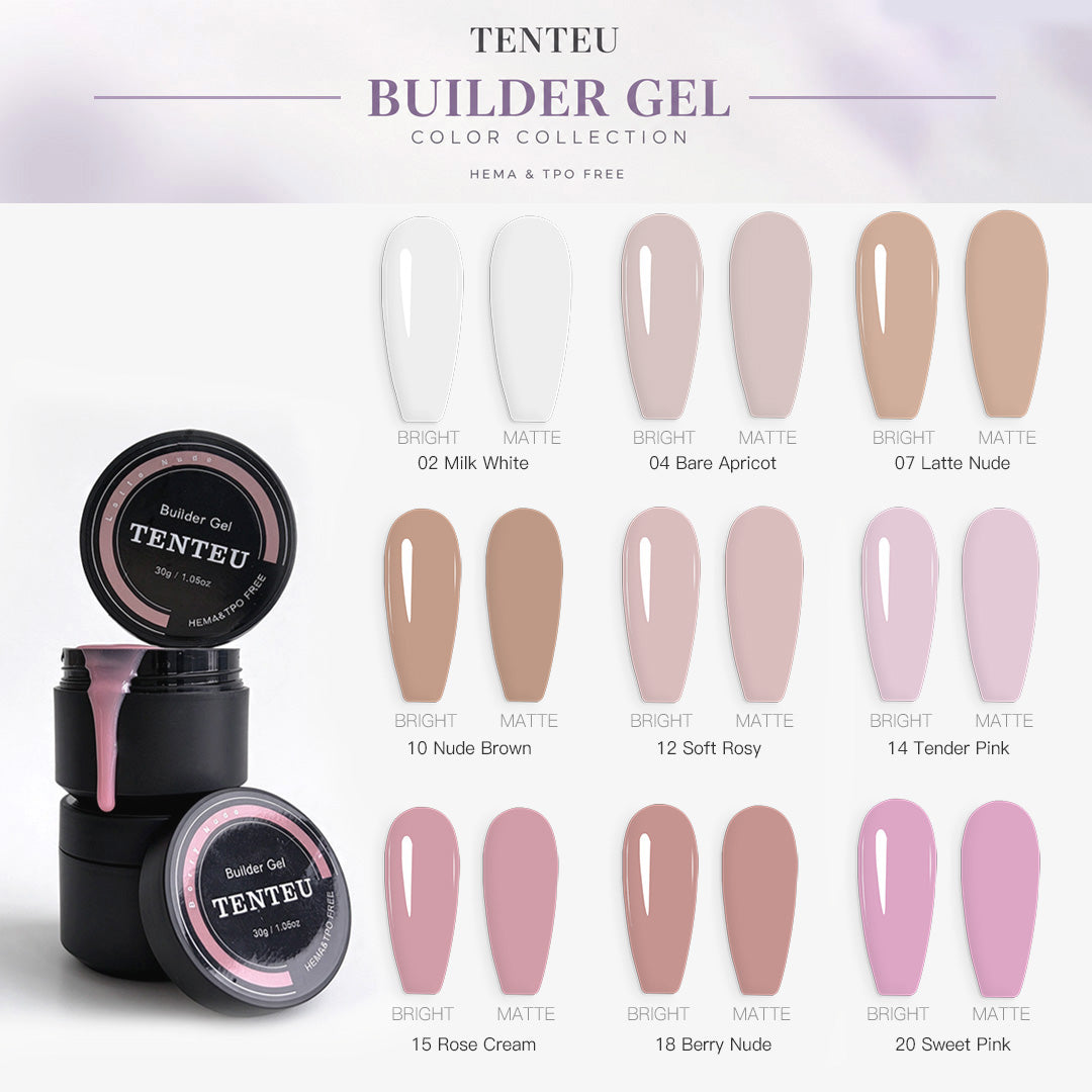 HEMA & TPO FREE 9-Color Builder Gel Set