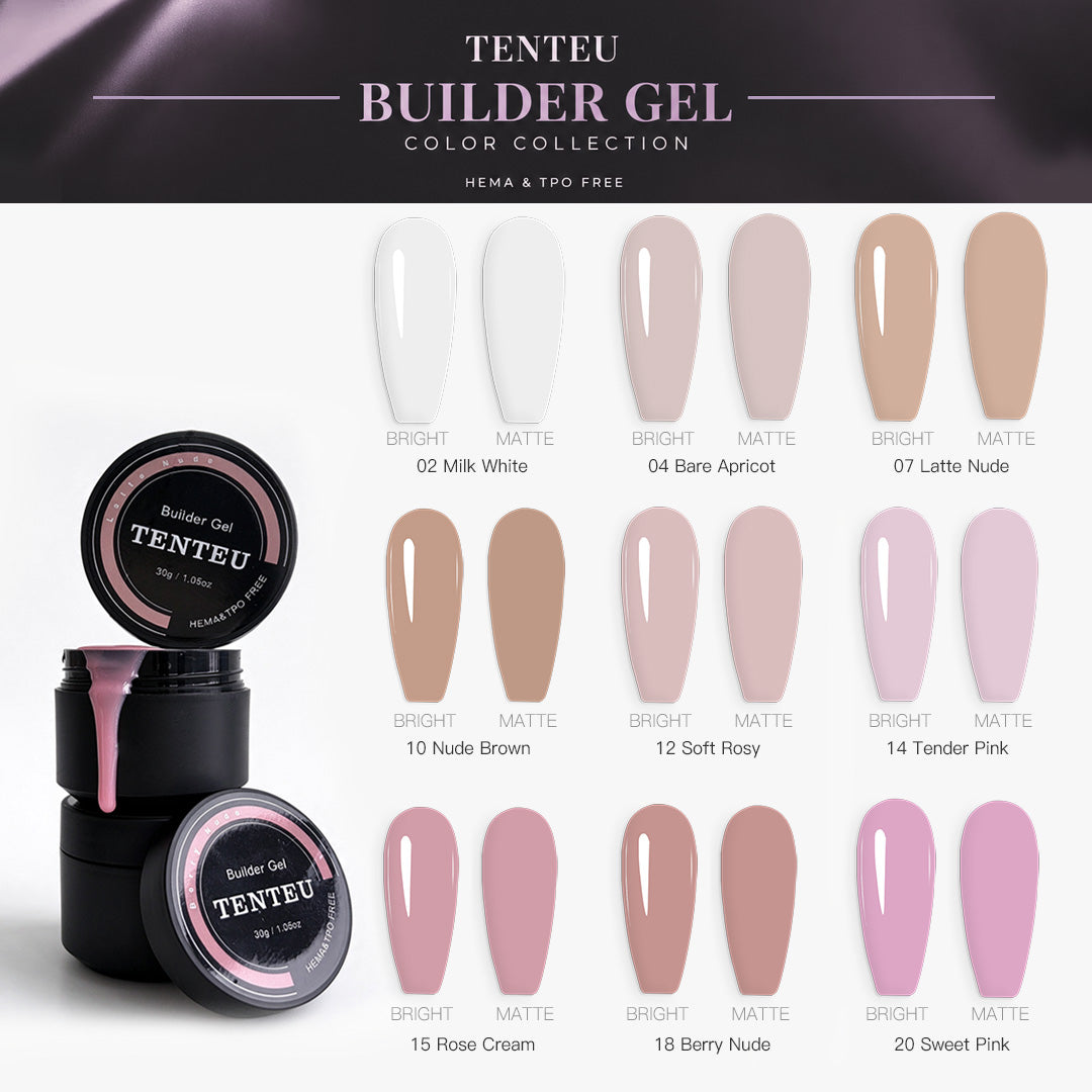 HEMA & TPO FREE 9-Color Builder Gel Set