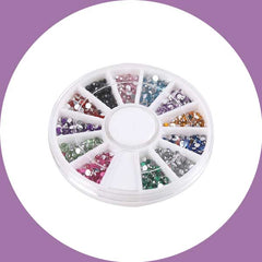 Colourful Nail Art Rhinestones