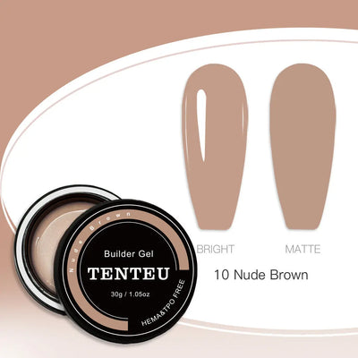 HEMA & TPO FREE Builder Gel - Nude Brown