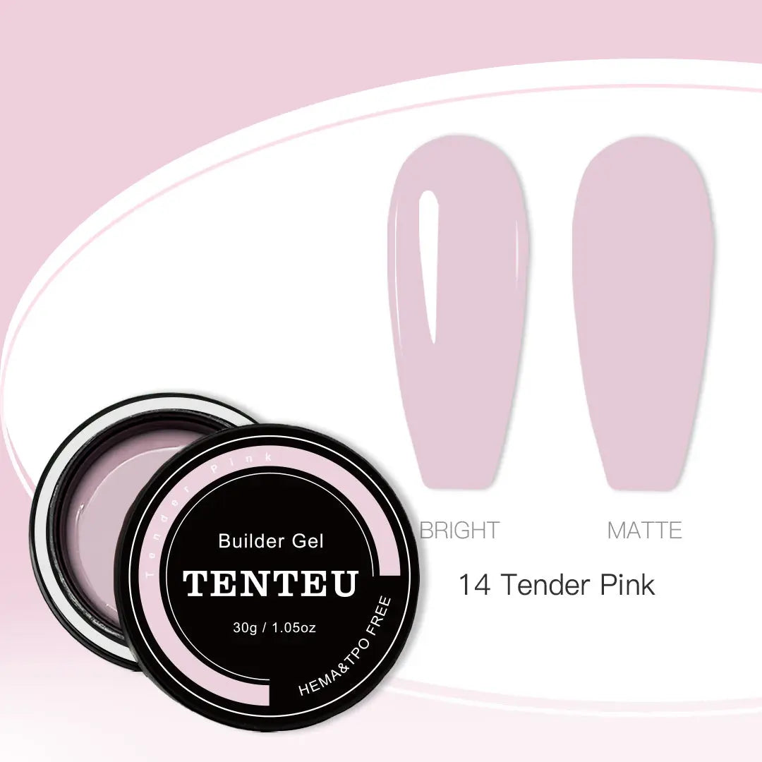 HEMA & TPO FREE Builder Gel - Tender Pink   aff93d-9f.myshopify.com Tenteu nail