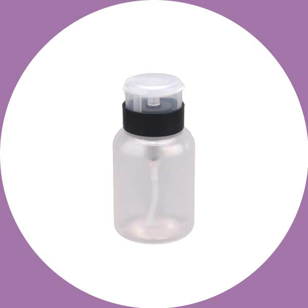 Liquid Push Down AlcoholDispenser Clear Bottle