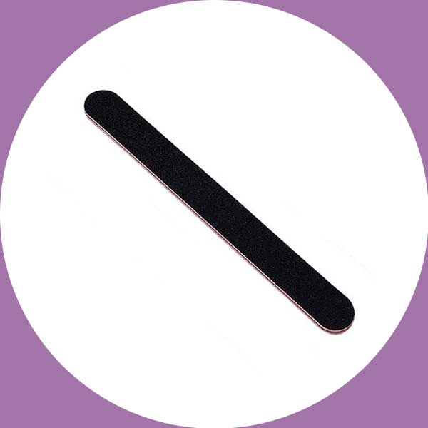 S BLACK NAIL FILE 100/180