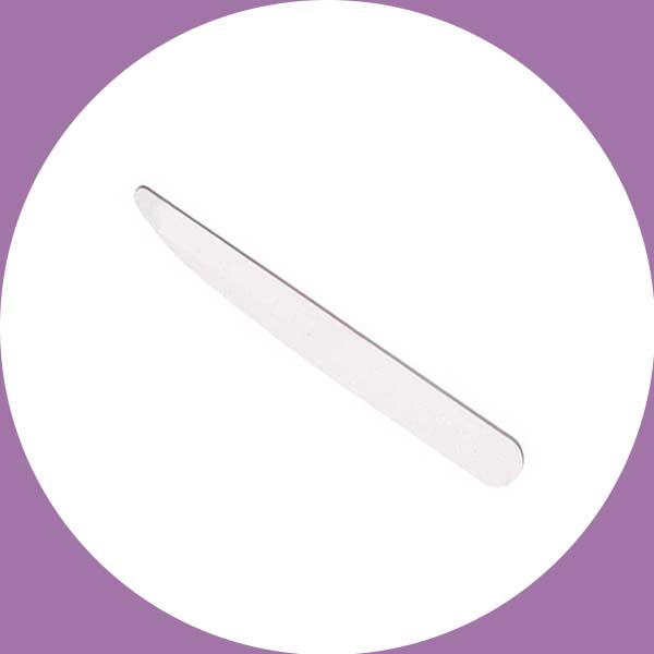 WHITE NAIL FILE 100/180