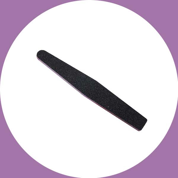 R BLACK NAIL FILE 100/180