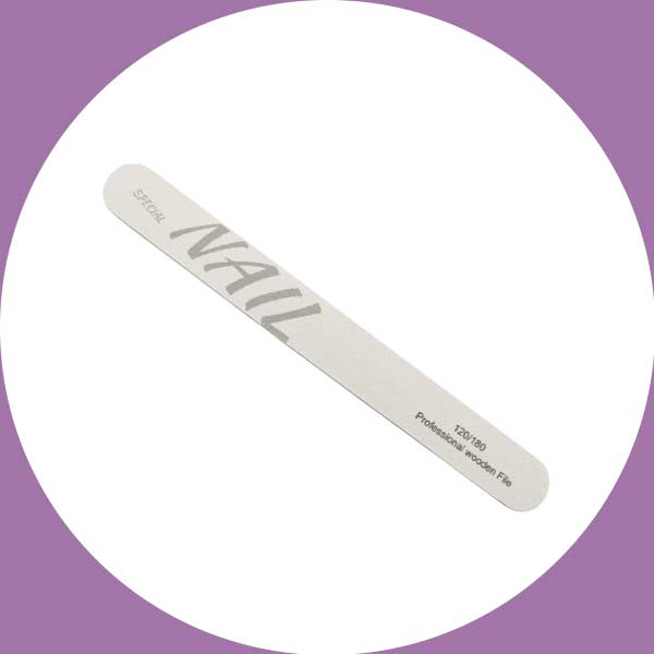 PRO WHITE NAIL FILE 120/180