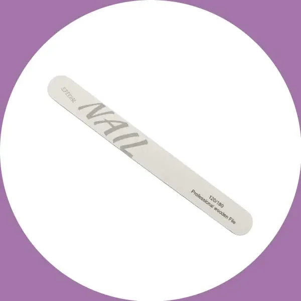 PRO WHITE NAIL FILE 120/180   aff93d-9f.myshopify.com Tenteu nail