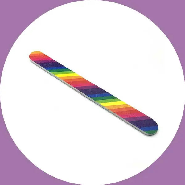 RAINBOW NAIL FILE 180/180   aff93d-9f.myshopify.com Tenteu nail
