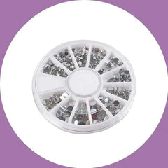 White Nail Art Rhinestones   aff93d-9f.myshopify.com Tenteu nail