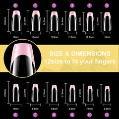  French Nail Tips - pink 
